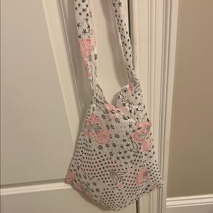 Stylish Polka Dot and Floral Women's Bag